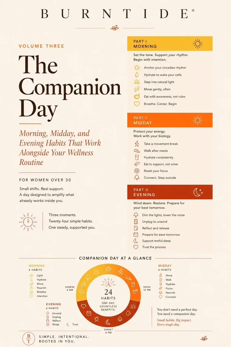 Cover of Volume Three, The Companion Day, showing a 24-habit wheel